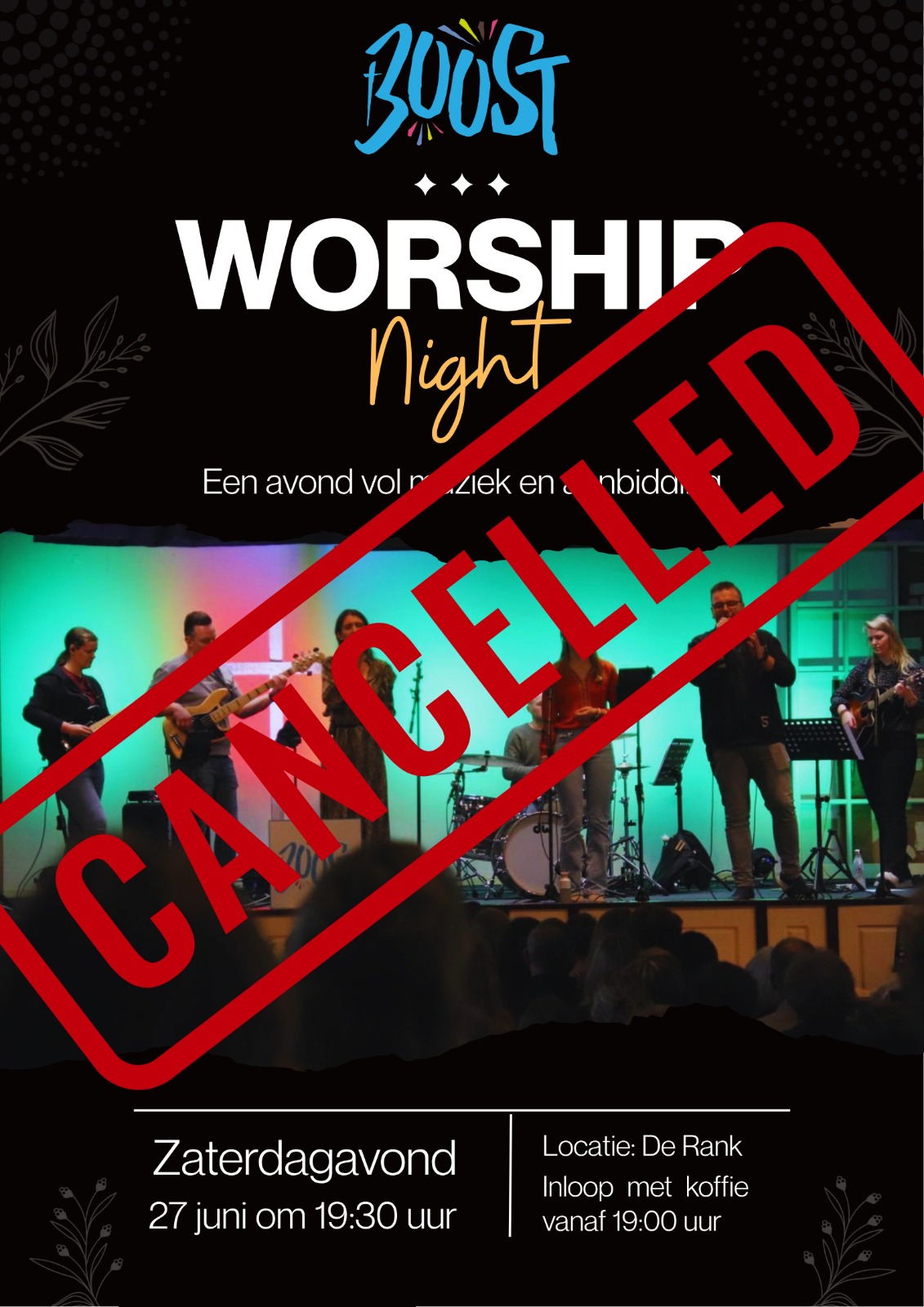 Worship Avond AFGELAST